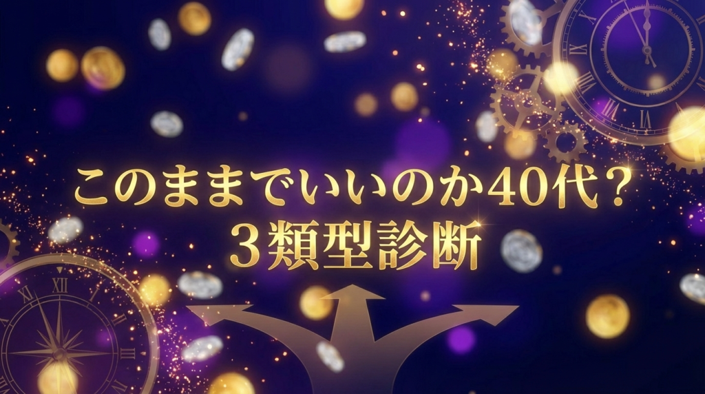 このままでいいのか40代？3類型診断